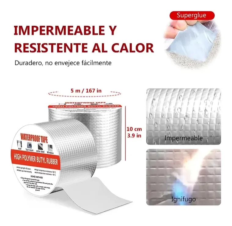 Combo Sellador Aislante + Cinta Anti Grietas