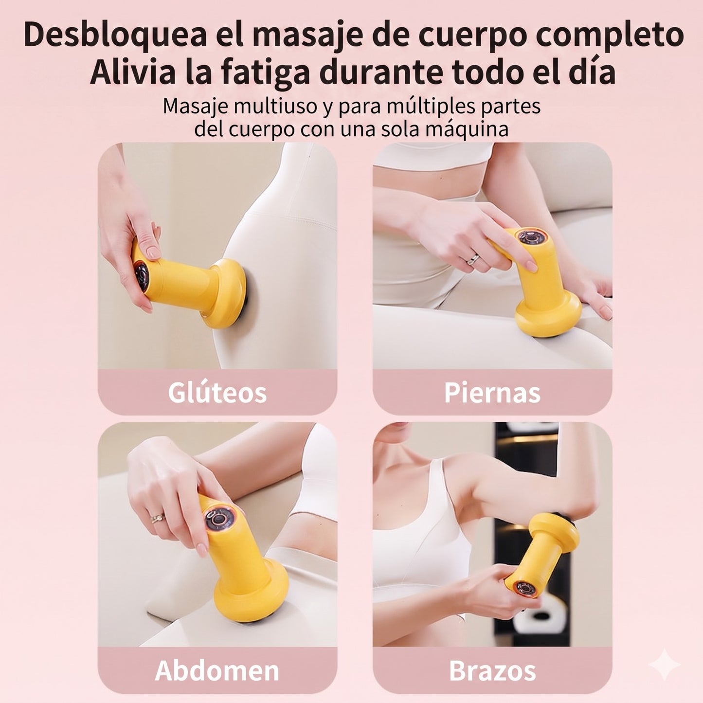 ThermaFit EC™ - Masajeador Corporal Reductor y Anticelulítico con Pantalla Digital