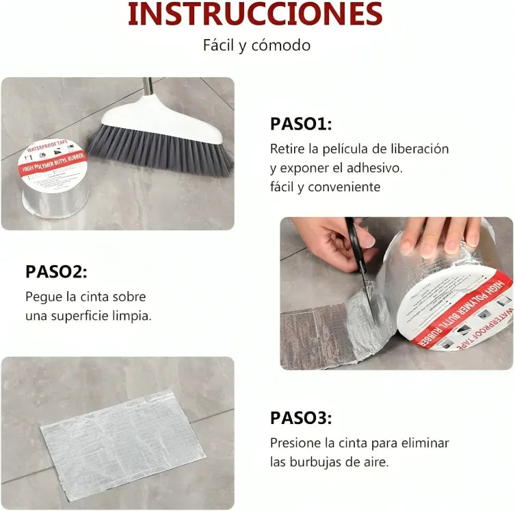 Combo Sellador Aislante + Cinta Anti Grietas