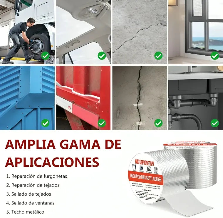 Combo Sellador Aislante + Cinta Anti Grietas