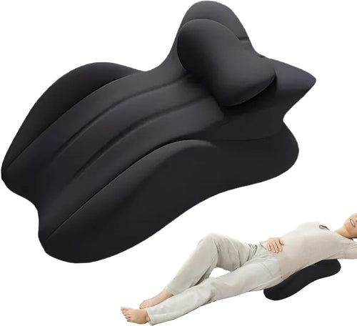 Almohada para parejas ergonómica: tamaño real y postura de uso