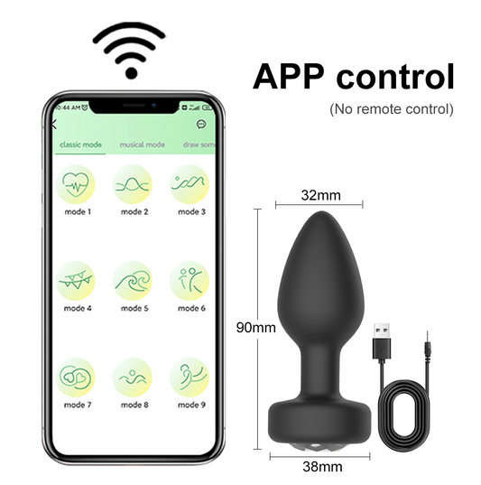 VibraPulse™ — Plug Anal Inteligente con Control APP