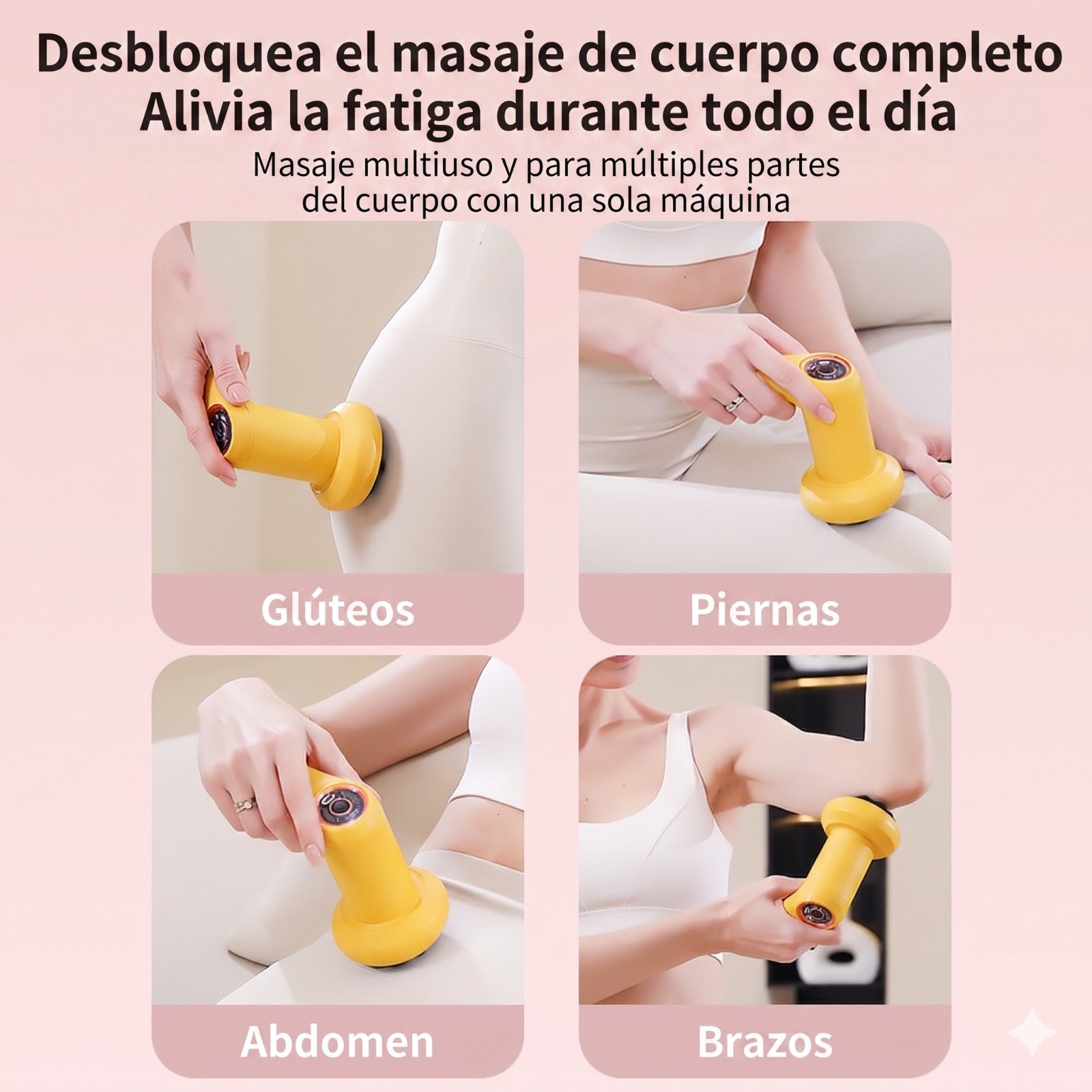 ThermaFit EC™ - Masajeador Corporal Reductor y Anticelulítico con Pantalla Digital