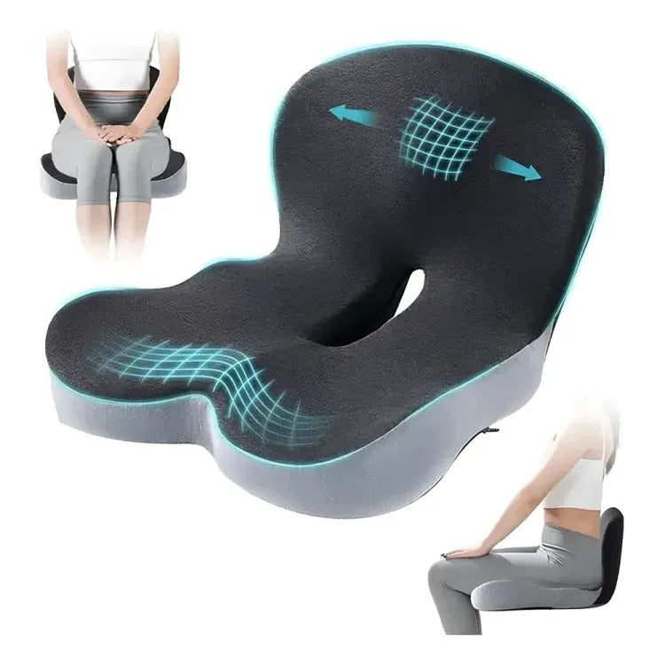 Soporte lumbar y base en una sola pieza