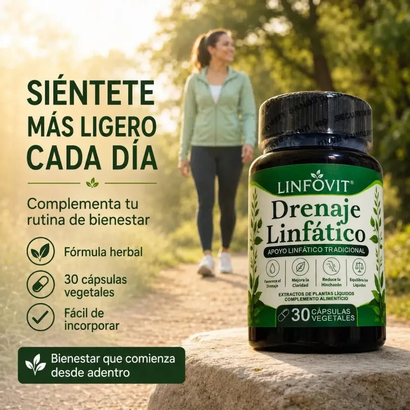 Siéntete más ligero cada día con Linfovit