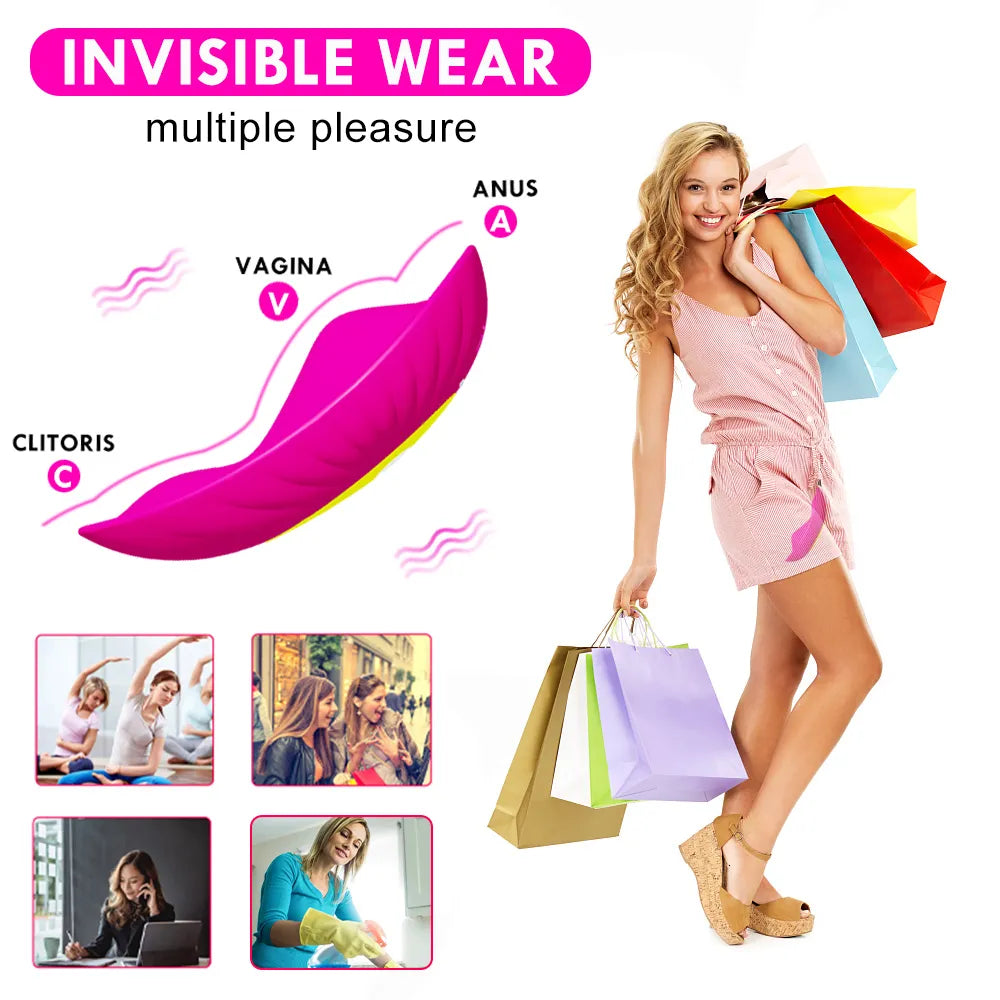VibraSense™ Butterfly 🦋 La chispa perfecta para tu vida en pareja | 9 modos de vibración con control desde tu celular