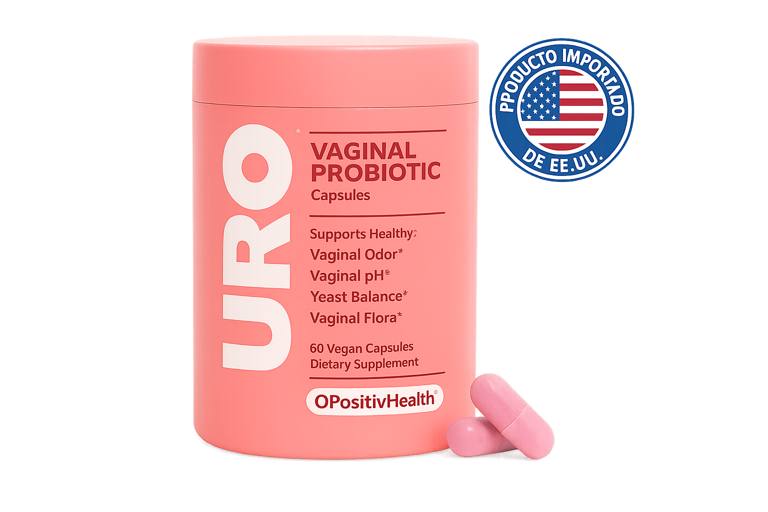 URO Probio™ – 🌸 Probiótico femenino para equilibrio de pH, salud íntima y urinaria
