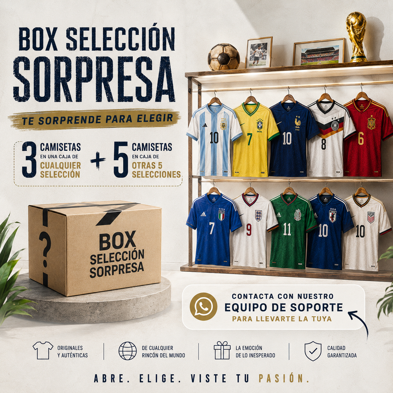 MUNDIAL BOX — Caja Misteriosa Camisetas del Mundial