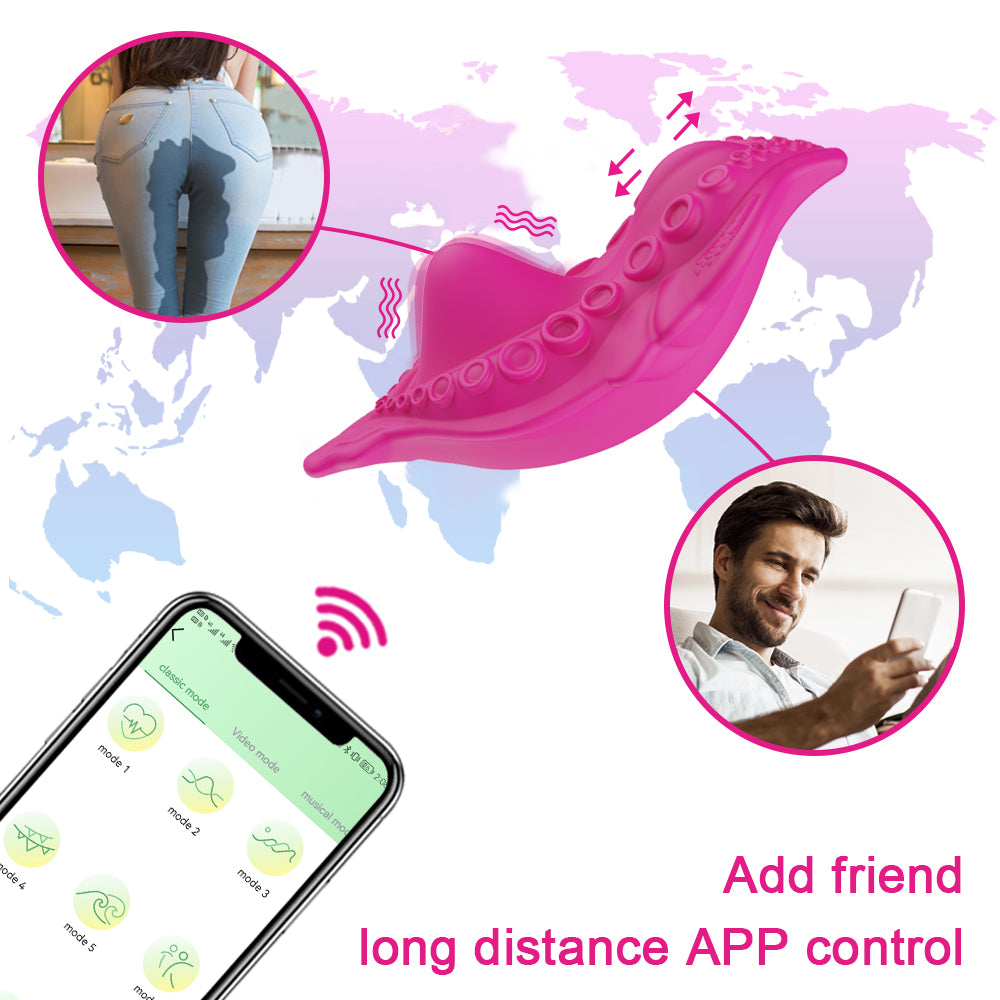 VibraSense™ Butterfly 🦋 La chispa perfecta para tu vida en pareja | 9 modos de vibración con control desde tu celular