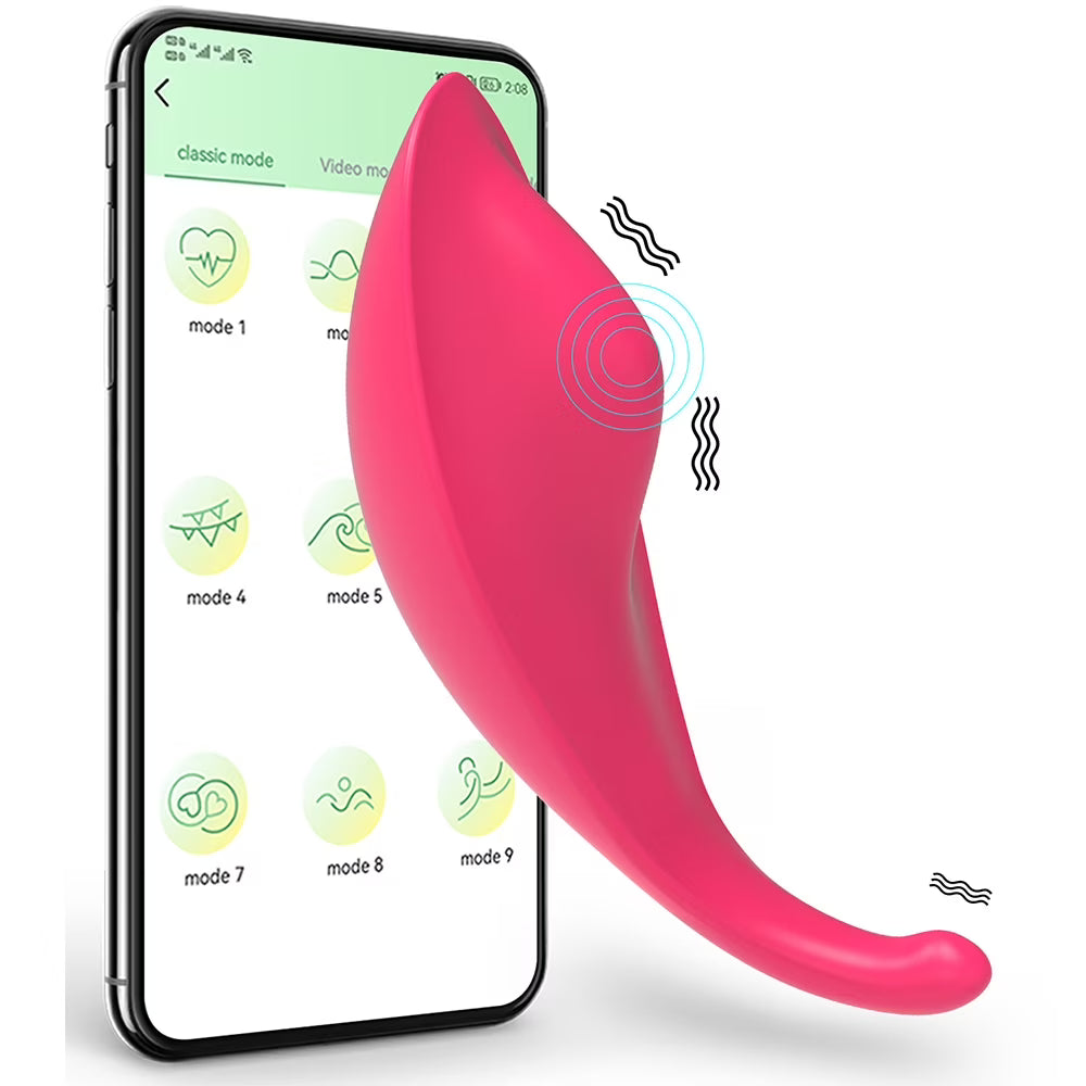 VibraSense™ Butterfly 🦋 La chispa perfecta para tu vida en pareja | 9 modos de vibración con control desde tu celular