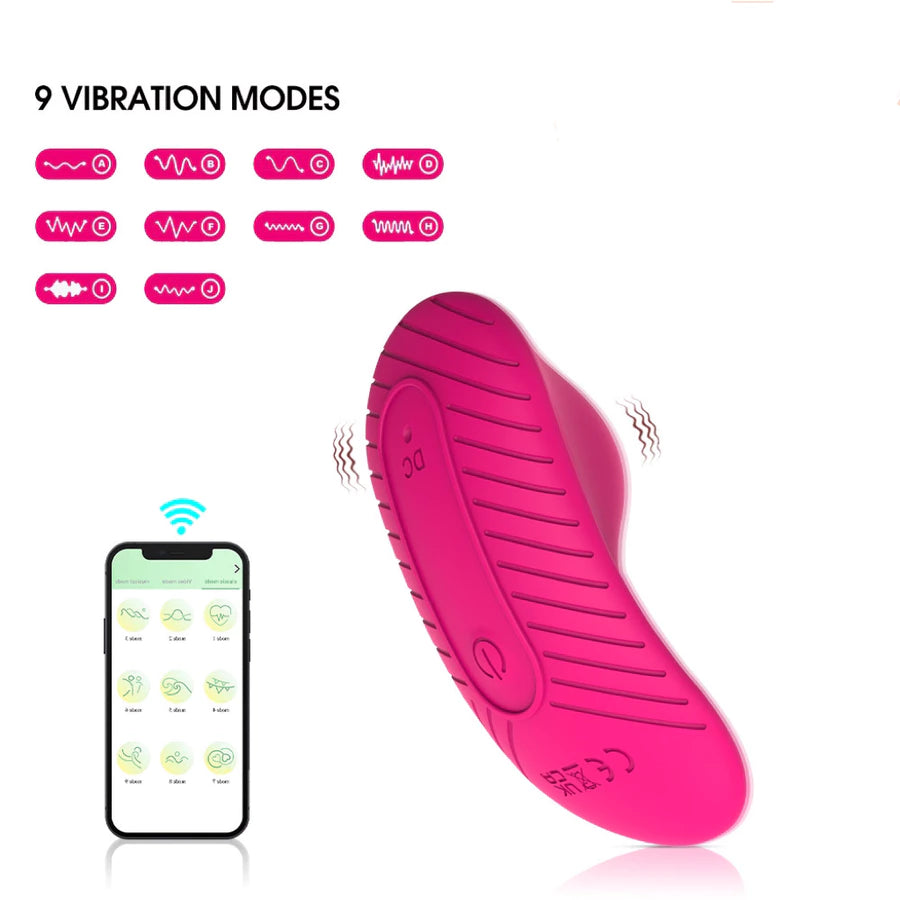 VibraSense™ Butterfly 🦋 La chispa perfecta para tu vida en pareja | 9 modos de vibración con control desde tu celular