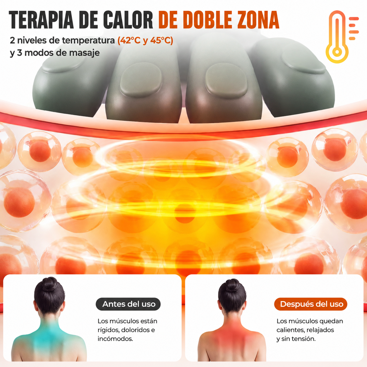 FlowNeck™ — El Masajeador que Relaja tu Cuello en 10 Minutos, sin Salir de Casa