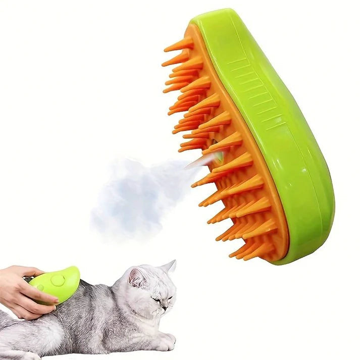 PetVapor™ – Cepillo 3 en 1 con Vapor para el Baño Perfecto