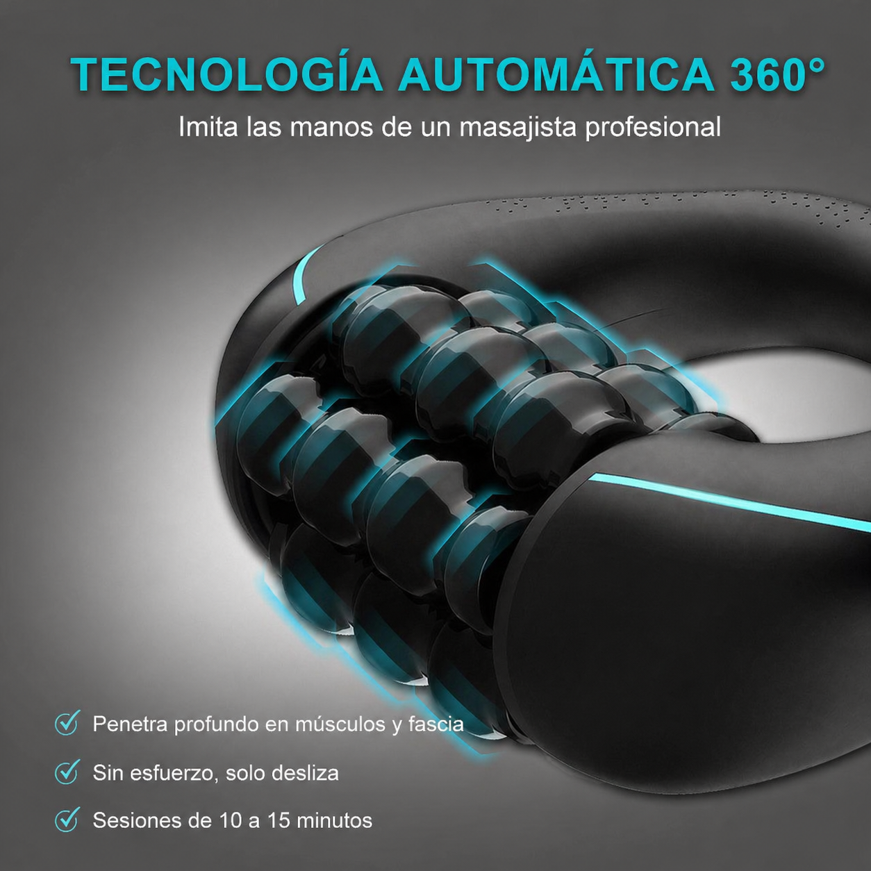 VitaRoll™ — Rodillo de Masaje Eléctrico 360° | Alivia el Dolor, Elimina Celulitis y Recupera tus Músculos