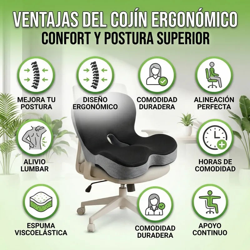 Ventajas del cojín ergonómico