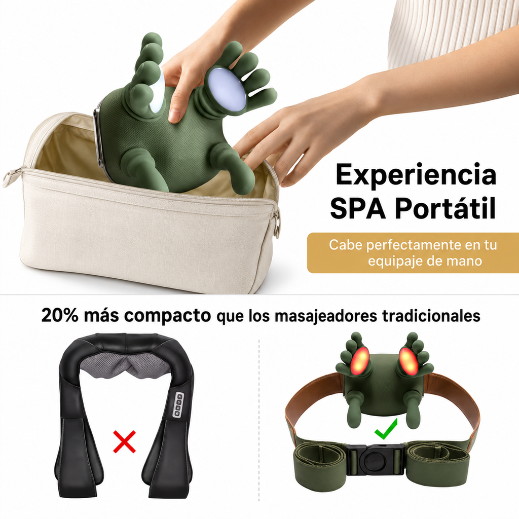 FlowNeck™ — El Masajeador que Relaja tu Cuello en 10 Minutos, sin Salir de Casa